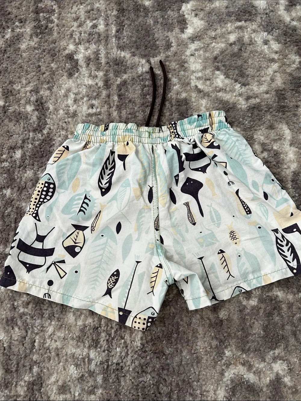 Patagonia Kids Fish Pattern Shorts